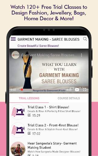 Hunar Online Courses - Fashion Learning App screenshot 5