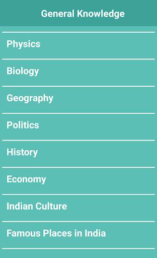 General Knowledge screenshot 2