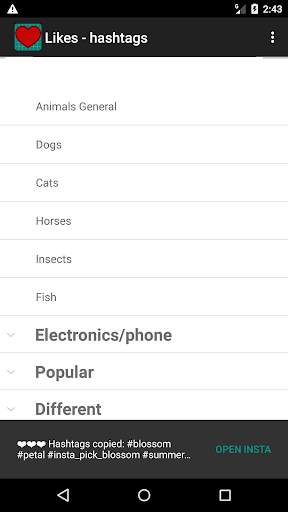 Likes hash screenshot 1