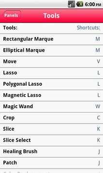 Shortcuts for Photoshop CS6 screenshot 5
