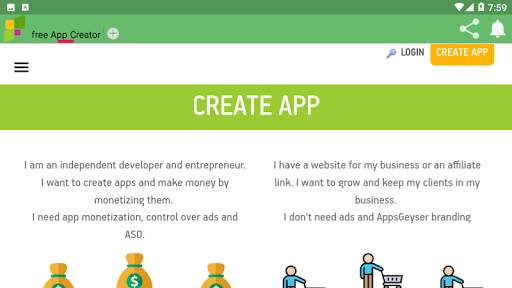 Free App Creator screenshot 2