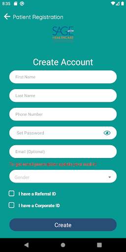 SAGE Vidmed screenshot 3