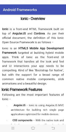 Frameworks for Android screenshot 4