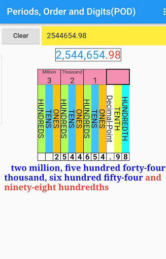 Place Value Calculator скриншот 3
