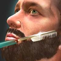 Barber Shop Hair Cut Salon 3D logo