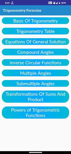 Math Formula Pro - Algebra, Geometry, Trigonometry скриншот 3