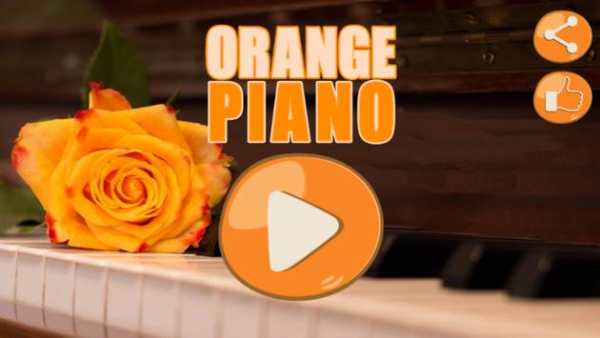 Orange Piano screenshot 1
