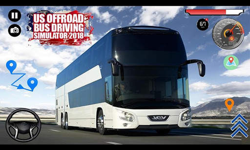 US Offroad Bus Driving Simulator 2018 screenshot 2