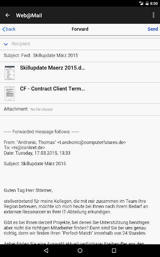 Web@Mail - Cloud based Mail ! screenshot 4