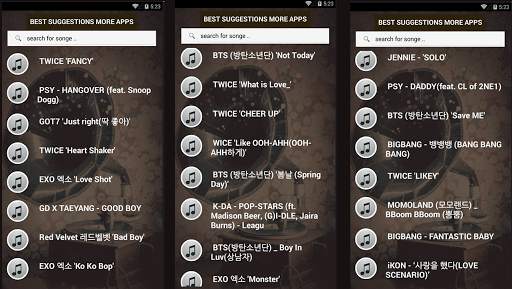 BTS EXO PSY بالكلمات اشهر اغاني كورية بدون نت 2021 screenshot 7