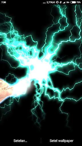 Electrical Lightning Touch Thunder Live Wallpapper screenshot 4