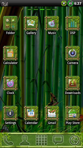 Bamboo GO Launcher EX Theme screenshot 1