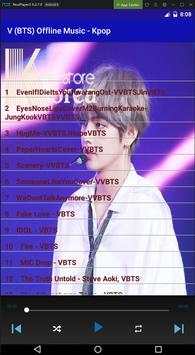 V (BTS) Offline Music - Kpop screenshot 2
