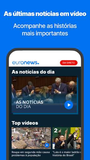 Euronews: notícias da Europa screenshot 3