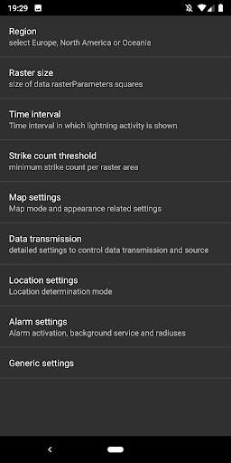 Blitzortung Lightning Monitor 6 تصوير الشاشة