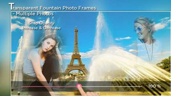 Transparent Fountain Photo Frames - Multiple Photo screenshot 3