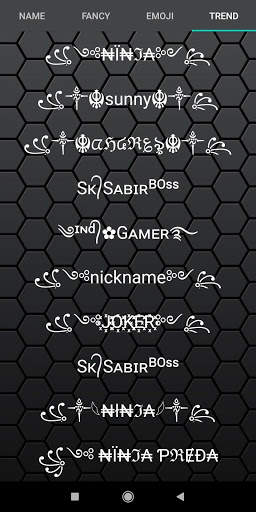 NickName Fire 🔥 - Free Fonts generator, symbol screenshot 1