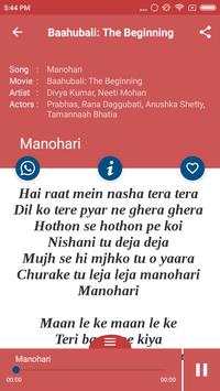 Hit Bahubali Songs Lyrics screenshot 5