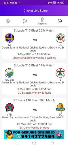 Fast Live Score - Cricket screenshot 6