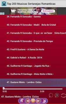 Top 200 Musicas Sertanejas screenshot 3