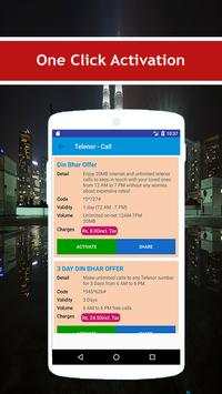 Mobile Packages Pakistan Offline: 3G,4G,Call & SMS screenshot 2