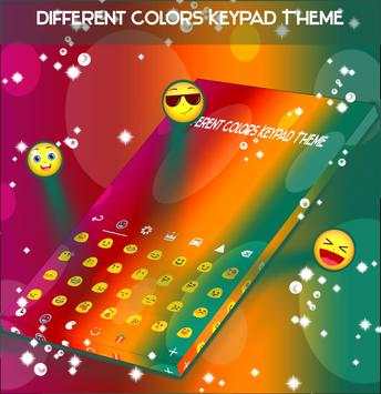Different Colors Keypad Theme screenshot 2