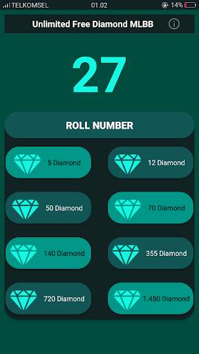 Diamond ML - Roll and find your free prize screenshot 3