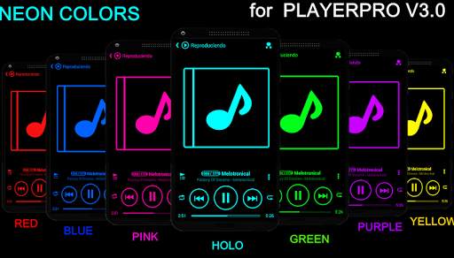 SKIN PLAYERPRO V3 NEON YELLOW screenshot 1