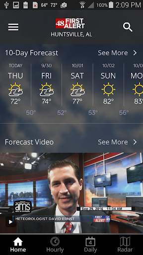 WAFF 48 First Alert Weather скриншот 2