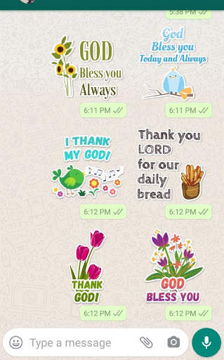 Christian Stickers screenshot 1