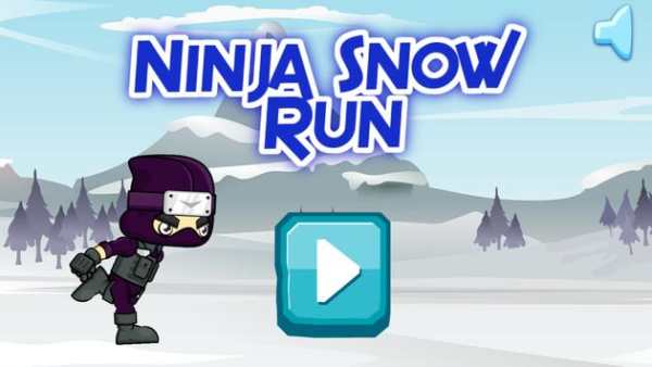 Ninja Snow Run! screenshot 1