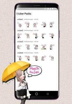 WA Sticker Cewe Cute, Seksi Lucu WAStickerApps screenshot 5