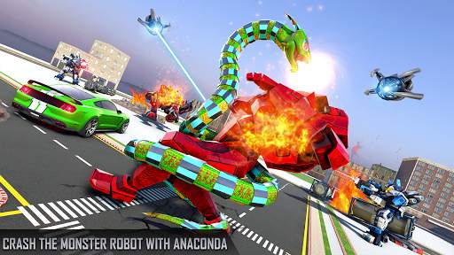 Anaconda Robot Car Transform screenshot 2