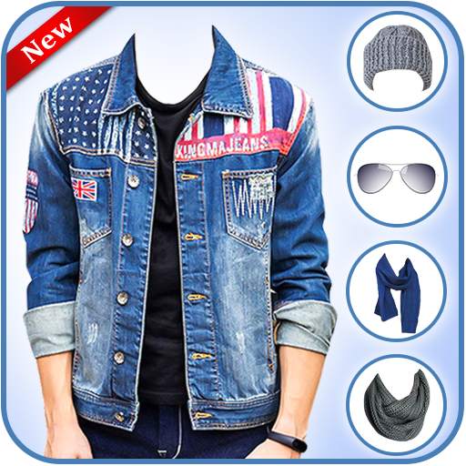 Men Denim Jeans Jackets Photo Editor 1.0