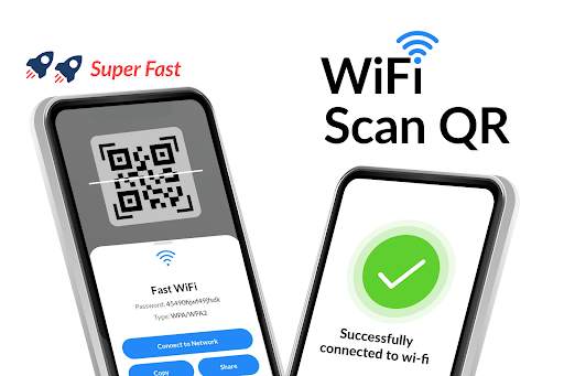 WiFi QR Code Scanner, Barcode screenshot 1