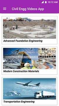 Civil Engineering VIDEOS Lecture - An learning App скриншот 6