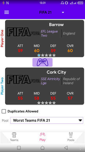 Team Selector for FIFA screenshot 7