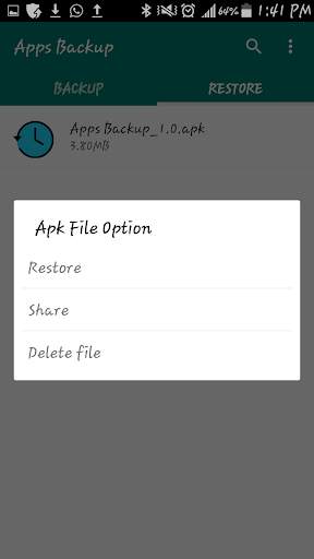 Apps Backup screenshot 3