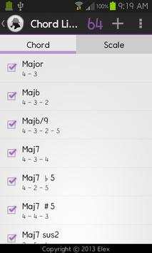 Chord / Scale Finder LE скриншот 6
