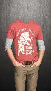 Man T-Shirt Photo Montage screenshot 1