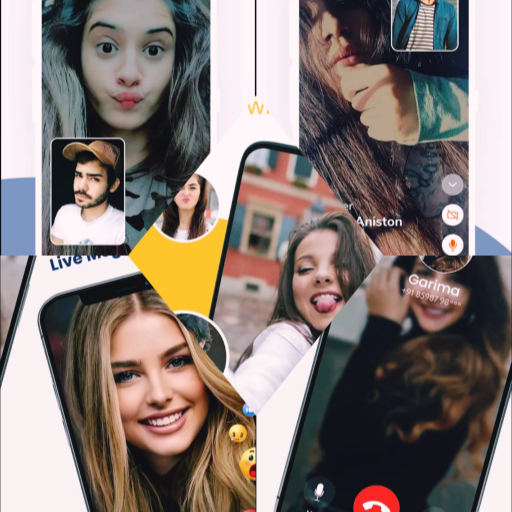 Live video call - Girls chat icon