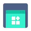 Snap Swipe Drawer icon