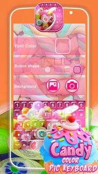 Candy Color Pic Keyboard screenshot 2