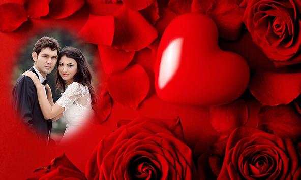 Red Rose Photo Frames screenshot 1