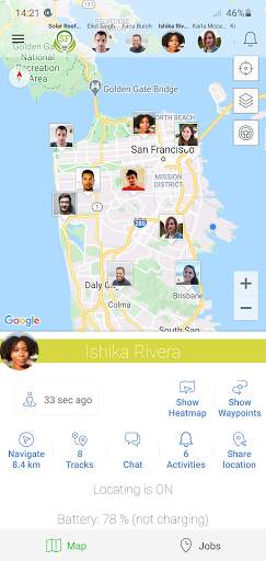 Hellotracks - Locación en vivo screenshot 6
