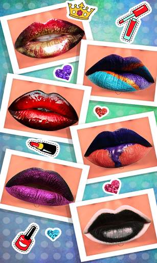 Lip Art 3D ASMR Satisfying Lipstick Makeover Game screenshot 5