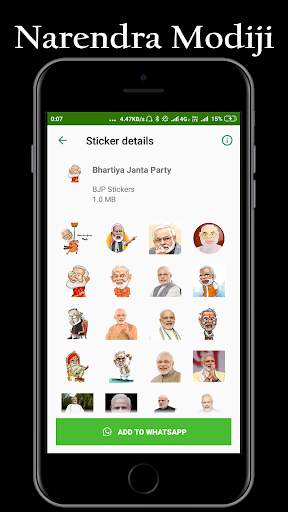 Election 2019 Stickers for WhatsApp screenshot 3