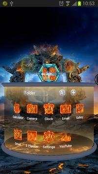 Fire Next Launcher 3D Theme screenshot 4