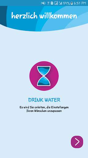 Trinkwasser App screenshot 1