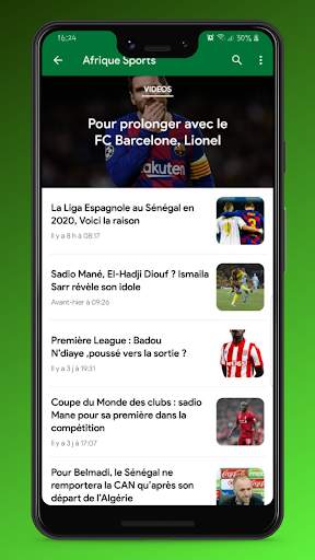 Afrique Sports screenshot 3